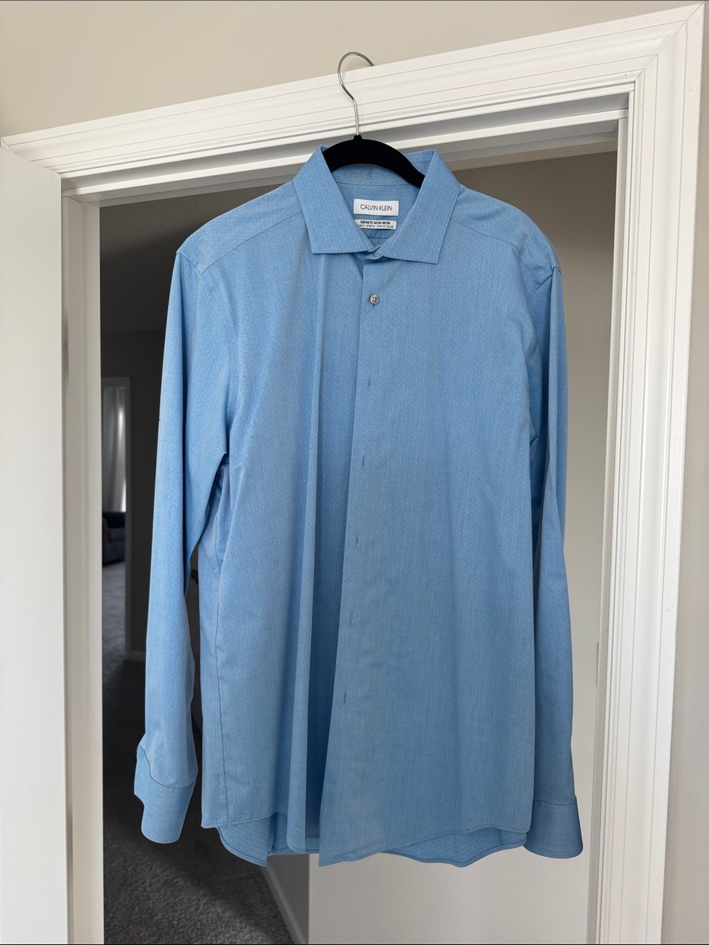 Calvin Klein Sky Blue Men's Dress Shirt